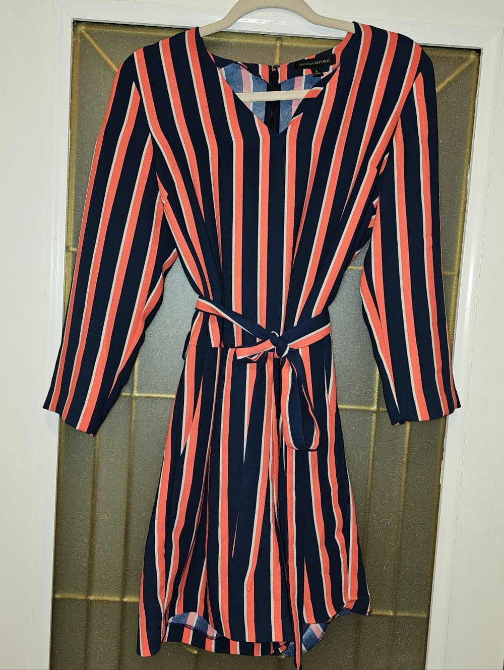 🧡 Banana Republic Belted Long Sleeve Romper/Playsuit, Sz 6